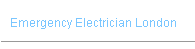 Emergency Electrician London