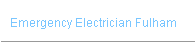 Emergency Electrician Fulham
